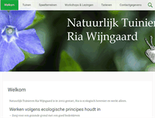 Tablet Screenshot of natuurlijk-tuinieren.nl